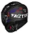 Capacete Hit Faster preto fosco vermelho RACE TECH - Imagem 3