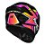 Capacete Hit Draw preto rosa RACE TECH - Imagem 9