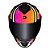 Capacete Hit Draw preto rosa RACE TECH - Imagem 5