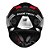 Capacete Hit Draw preto prata RACE TECH - Imagem 7