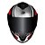 Capacete Hit Draw preto prata RACE TECH - Imagem 5