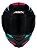 CAPACETE EAGLE STREET PRETO BRILHO/TIFANY/ROSA ASX - Imagem 2