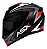 CAPACETE EAGLE STREET PRETO BRILHO/GRAFITE/BRANCO ASX - Imagem 1