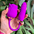 Vibrador Sophie ( cor roxa) com 10 modos de pulsação, impulso e vibração, recarregável - Imagem 1
