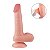 Dildo, ptótese, pênis Super Realístico Dupla Camada - Ventosa Removível - 24,5 x 4,5 cm - SI - Imagem 1