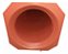 Cone Sinalização 75cm Altura Pvc Rígido Laranja com Branco Plastcor - Imagem 3