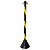 Pedestal de Sinalização Plastico 93Cm Amarelo e Preto Plastcor - Imagem 1