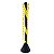 Pedestal de Sinalização Plastico 93Cm Amarelo e Preto Plastcor - Imagem 3