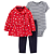 Trio com Body Manga Curta e Blusa com gola - Imagem 1