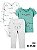 Trio com Body Manga Longa e Camiseta Urso - Imagem 1
