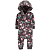Jumpsuit Fleece com Gorro Florido - Imagem 1