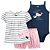 Trio com Body Regata e Camiseta Baleia - Imagem 1