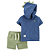 Kit 2 Peças Blusa Manga Curta e Shorts - Imagem 1