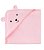 Toalha com capuz Urso Rosa - Imagem 1