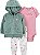 Trio Inverno com Blusa Fleece, Calça e Body Manga Curta Frutinhas - Imagem 1