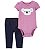 Kit com 2 Peças Body Manga Curta e Calça Coala - Imagem 1