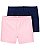 KIT COM 2 SHORTS AZUL E ROSA - Imagem 1