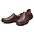 Sapato Masculino De Couro Legítimo Comfort Shoes - 8001 Café - Imagem 3