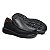 Sapato Masculino De Couro Legítimo Comfort Shoes Pro Alivium - 8100 Preto - Imagem 3