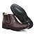 Botina Masculina De Couro Legitimo Air Tech - 45905 Dark Brown - Imagem 2
