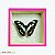 QUADRO CAIXA PINK – BORBOLETA - Imagem 1