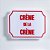 Placa Etiqueta Acrilica - Crème De La Crème - Imagem 1