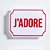 Placa Etiqueta Acrilica - J 'Adore - Imagem 1