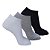 KIT 3 PARES - MEIA POLO SAPATILHA FEMININA ELASTANO - Imagem 1