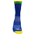 MEIA POLO POLIAMIDA BRASIL AZUL - Imagem 2