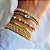 Pulseira Dourada Mini Pérolas - Imagem 2
