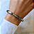 Pulseira Lisa Ródio Branco - Imagem 1