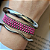 Pulseira Pink Ródio Branco - Imagem 2