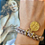 Pulseira Medalha Banho Ouro - Imagem 2