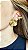 Brinco e Piercing Fake Essenza Dourado - Imagem 2