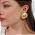 Brinco Aurora – Impacto dourado com alma vintage - Imagem 2