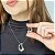 Conjunto Colar e Brincos Forma Prateado  — Elegância orgânica em puro movimento - Imagem 1