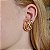 Brinco Bold Triple Dourado - Imagem 1