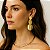 Brinco Maxi Block Dourado - Imagem 2