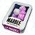 Marble Pink Wave Dice Set Kit Dados Rosa Onda Perolado Buró - Imagem 1