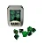Marble Green Wave Dice Set Kit Dados Verde Perolado Buró - Imagem 1