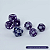 Kit de Dados Viper Roxo (7 unid) - Imagem 2
