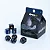 Kit de Dados Viper Guildas: Controle Sombrio (Preto/Azul) - Imagem 1