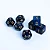Kit de Dados Viper Guildas: Controle Sombrio (Preto/Azul) - Imagem 2