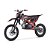 Mini Moto Raptor 125cc Fun Motors Preto Com Vermelho - Imagem 3