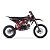 Mini Moto Raptor 125cc Fun Motors Preto Com Vermelho - Imagem 2
