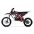 Mini Moto Raptor 125cc Fun Motors Preto Com Vermelho - Imagem 1