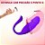 Vibrador de Casal Com APP em Formato de Glande Vai e Vem Recarregável USB - Imagem 3