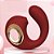 Vibrador de Ponto G e Clitóris com Pulsação com 13 modos de Estimulação Vermelho - Imagem 1