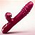 Vibrador Rotativo com Esferas Giratórias e Estimulador Clitoriano - 10 Modos de Vibração + 6 Modos de Estimulação - Fucsia - Imagem 1