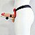 Cinta Peniana de Couro Ajustável com Pênis Vibratório 16x4cm Com Escroto Bege - Strap On - Imagem 2